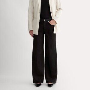 Everlane Mid-Way Jean in Washed Black, Size 24